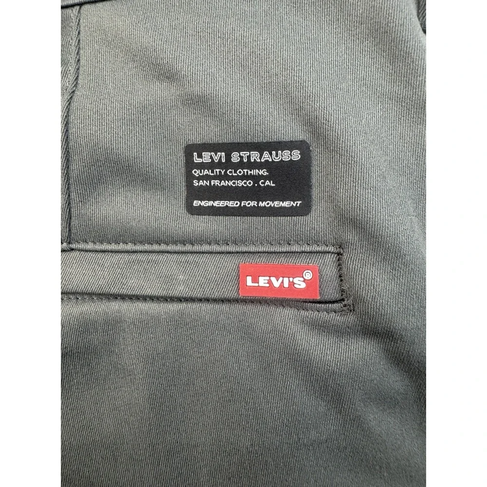 Levis‎ XX Standard Taper Chino 38x30 Grey Quick Dry Strech